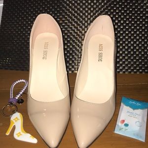 New in box!  Brand new nude shoe!